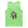 Chaleco de Verano para Niños de Minecraft Estilo Coreano Algodón Puro Camiseta Básica Casual Transpirable Dulce Chaleco sin Mangas para Niños Medianos