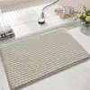 Alfombra de baño de pana con base antideslizante, felpudo absorbente para inodoro, personalizable para uso doméstico, directo de la fábrica original