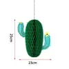Decoraciones para Eventos con Temática de Bosque para Escaparates, Montaje de Fiesta Hawaiana, Panal de Abeja de Cactus 3D