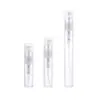 Ventas Directas de Fábrica Botellas de Plástico con Atomizador de 2ml 3ml 5ml Botellas de Perfume Botellas de Muestra Botellas de Prueba Botellas Recargables para Viaje
