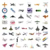 50 peças de adesivos de grafite de máquina voadora para celular, copo, notebook, mala, adesivos decorativos personalizados fofos e criativos, atacado