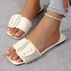 Comercio exterior europeo y americano, talla grande colección de verano 2026 nueva, sandalias de vestir cuadradas de moda con hebilla de cinturón, sandalias cómodas para mujer, venta al por mayor