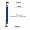 Cepillo Multifuncional para Limpieza de Ranuras para Estufa de Cocina, Cepillo para Estufa de Gas, Cepillo Pequeño de Acero para Eliminar Manchas, Cepillo para Estufa de Gas sin Cepillo en Esquinas Muertas