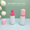 60ml100ml botella cónica blanca para mousse botella de espuma limpieza de pestañas limpiador facial pasta de dientes bomba espumosa subenvasado