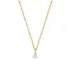 Colar Mini Gota d'Água Estilo Coreano Titânio Aço Zircônio Corrente Fina Exquisita Corrente para Clavícula Acessório de Trabalho Luxo Leve Temperamento de Celebridade da Internet