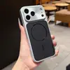 Funda de Teléfono Magnética con Textura de Cuero Anti-Manchas para iPhone 17 Pro Max, se Transforma Instantáneamente en una Cubierta Protectora 17 Apple 16 con Disipación de Calor