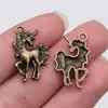 15X23Mm 1.6g Multicolor Joyería al por Mayor Joyería Hecho a Mano DIY Lindo Animal Caballo Colgante