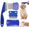 Escova de pelo para gato de estimação cãozinho Teddy pente de limpeza pente repelente de pulgas piolhos removedor de pelos pente de gato pente de remoção de pelos