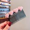 Novo Pente Infantil Cabeça de Trás Cabelo Quebrado Artefato Franja de Menina Grampo Pente Amor Cinco Estrelas Adorável Acessório de Cabeça