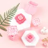 Moldes de bolo da lua da série flor, apresentando formas de flor realistas em vários tamanhos, são ferramentas tridimensionais para confeitaria e panificação prensadas à mão.