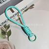 Cordón para teléfono móvil con nudo de color a juego, creativo, de preparación corta, para funda de teléfono móvil, llavero, cuerda antipérdida desmontable de 12 cm