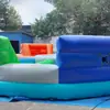 Instalación de Juego Inflable Interactivo Giratorio Arcoíris Equipo Inflable Interactivo en Equipo para Múltiples Personas PVC Engrosado