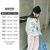 Camiseta de Manga Longa Yojia para Meninas Primavera e Outono 2025 Nova Estilo Coreano Versátil Roupas Infantis Tops Camisetas Básicas Infantis Roupas de Outono