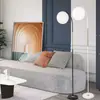 Luminária de Chão Esférica Nórdica para Quarto, Luminária de Chão Criativa Minimalista Moderna em Forma de Bola Estilo Ins Tendência para Sala de Estar