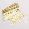 Ataduras de alambre de papel ecológicas para Navidad, moños de Navidad, ataduras para sellar pan y agrupar cables de datos