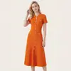 Vestido de Moda Tomara-que-caia Duas Peças Listrado Preto Estilo Francês Esgotado