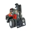 Empilhadeira Hidráulica para Transporte de Carga Off-Road Empilhadeira Todo-o-Terreno para Transporte e Transferência de Carga Veículo para Carga e Descarga em Construção de Estradas