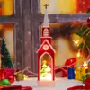 Presente de Natal criativo transfronteiriço novo produto Casa do Papai Noel luz noturna lâmpada de estrela de desenho animado fofa lembrança