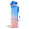 Aspecto Elevado, Color Degradado de Dos Tonos, Vaso de Agua Deportivo Simple para Estudiantes, Portátil, Resistente a Altas Temperaturas, Gran Capacidad, Vaso Aromático al por Mayor