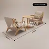 Sofá silla elegante de alta gama para cafetería, combinación de mesa redonda tipo hongo, combinación de mesa y silla para tienda de té con leche, fábrica de sofás sillas individuales