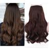 Comercio exterior Europa y Estados Unidos pieza de peluca femenina pieza de extensión de cabello de línea de pesca moda nuevo cabello de fibra química mate seda de alta temperatura cabello largo rizado