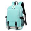 Mochila Escolar Nuevo Estilo Transfronteriza Mochila Amazon Moda Mochila de Tela Oxford Repelente al Agua Bolsa de Viaje Casual con USB