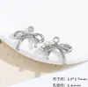 Borboleta de Fita Vazada Combinada com Contas Espaçadoras Douradas para Enfeites de Carro DIY Artesanais, Pulseiras, Chaveiros, Pingentes e Materiais de Acessórios