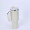 Taza de Hielo de Segunda Generación Transfronteriza de 40 oz de Gran Capacidad con Asa de Acero Inoxidable 304 Taza Portátil para Exteriores Termo Portátil para Coche