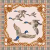 Bufanda de Seda de Regalo Logo Corporativo Pintura Infantil Bufanda Cuadrada de Seda DIY Chal Bufanda de Seda de Morera Cinta Cinta para el Cabello Luz Arte