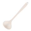 Juego de utensilios de cocina de silicona color blanco crema estilo nórdico, resistente a altas temperaturas, sartén antiadherente, espátula, cuchara de silicona, colador, cocina doméstica