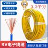 Cable flexible con núcleo de cobre multifilamento para RV, cable de cobre de 0,3 metros cuadrados, cable de latón, cable electrónico estándar nacional, arnés de cableado doméstico conductor.
