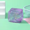 1 peça-Cubos de Gelo de Diamante Brilhante Bola de Alívio de Estresse Rebote Lento Aperte Brinquedos Alívio de Estresse Crianças Adultos Antiestresse Brinquedo Macio