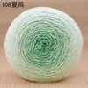 Fada da Neve Bola Mágica Neve 5 Seções Longas Colorido Degradê Tricô à Mão DIY 5 Fios Algodão Leite Crochê Lã para Crochê