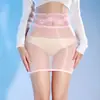 Vestido justo sexy transparente estilo madrasta má, bodycon ultra-fino brilhante plus size, meia-calça de renda preta pura desejo para mulheres
