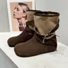Botines retro de estilo coreano con punta redonda, botas de tacón para mujer, nueva colección de otoño, elegante diseño de hebilla de cinturón, botas ajustadas
