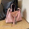 Bolsa Versátil 2026 Nova Moda Bolsa de Ombro Plissada Estilo Coreano Tendência Cool Bolsa Feminina Nicho Personalidade Bolsa Transversal