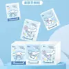 Papel de Pañuelo de Color Sólido Sanrio, Papel de Seda Impreso de Kuromi, Textura Suave como Nube de Tres Capas, Paquete Pequeño, con Licencia Oficial, Portátil