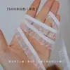 Renda de Orelha de Madeira 6mm Pequeno Pano Acessórios para Roupas de Boneca bjd ob11 Renda Franzida Elástica Babado Renda Elástica