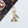 Chaveiro Caveira de Halloween Morcego Lixo Rosa Vermelha Liga de Zinco Pingente de Gota de Óleo Corvo Pequeno Exquisito Enfeites para Pendurar em Bolsas