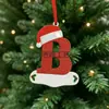 Decoraciones navideñas creativas transfronterizas con 26 adornos de letras, decoraciones navideñas y de Año Nuevo para el hogar
