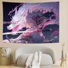 Tapeçaria de Fundo Menina E-Sports para Sala de Estar e Quarto, Decoração de Cabeceira Estilo Ins, Tapeçaria de Dormitório, Estilo Moderno