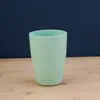 Taza de Mug de Paja de Trigo Disponible Taza Gruesa para Enjuague Bucal de Hotel Cepillo de Dientes Taza Portátil Taza de Plástico para Cepillado de Dientes para el Hogar