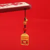 Colgante de llavero de ábaco Shajin Fu de alta calidad, cadena para llaves, estilo para hombres y mujeres, cadena para teléfono móvil, personalidad, suerte