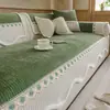 Almofada de sofá cor creme, de formato único, tecido de veludo cotelê, adequada para todas as estações, design de peça única, sofá de couro de linhas retas, antiderrapante e exala uma sensação luxuosa