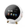 Altavoz Bluetooth Modelo Grande de IA Planeta Q8 Pantalla Táctil de Espejo Acrílico Reloj con Pantalla Digital Altavoz Bluetooth Inalámbrico