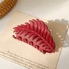 Estilo coreano folha hairpin fosco grampo de cabelo bola cabeça updo versátil prático hairpin fêmea aperto de cabelo cocar vendas diretas da fábrica