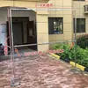 Cortina translúcida para casamento com suporte de fundo de camada dupla espessado, haste telescópica ajustável, suporte multiuso para decoração de casamento