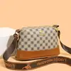2024 Nuevo Bolso para Madre de Mediana Edad de Gran Capacidad para Mujer Bolso Bandolera Sencillo para Combinar con Todo Bolso para Mujer de Cuero Suave Bolso de Hombro de Alta Gama