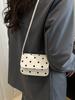 Bolso de Mano Retro de Lunares Bolso de Hombro de Moda Combinable para Mujer Primavera 2025 Nueva Llegada Bolso Cruzado Clásico de Color en Contraste