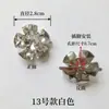 Acessórios de Fivela de Sapato de Metal em Sandálias, Chinelos Femininos, Acessórios de Tiras com Strass, Fivelas Decorativas Versáteis para Sapatos, Acessórios de Fivela Garra